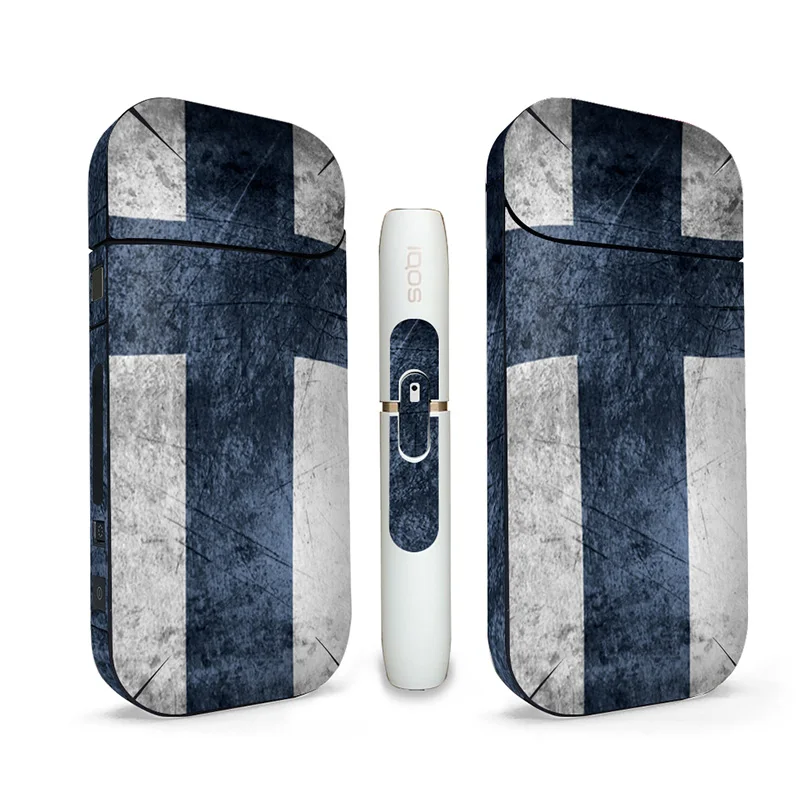 555 Кленовые листья и полосы шаблонная наклейка для iqos для IQOS 2,4 Plus - Цвет: 555