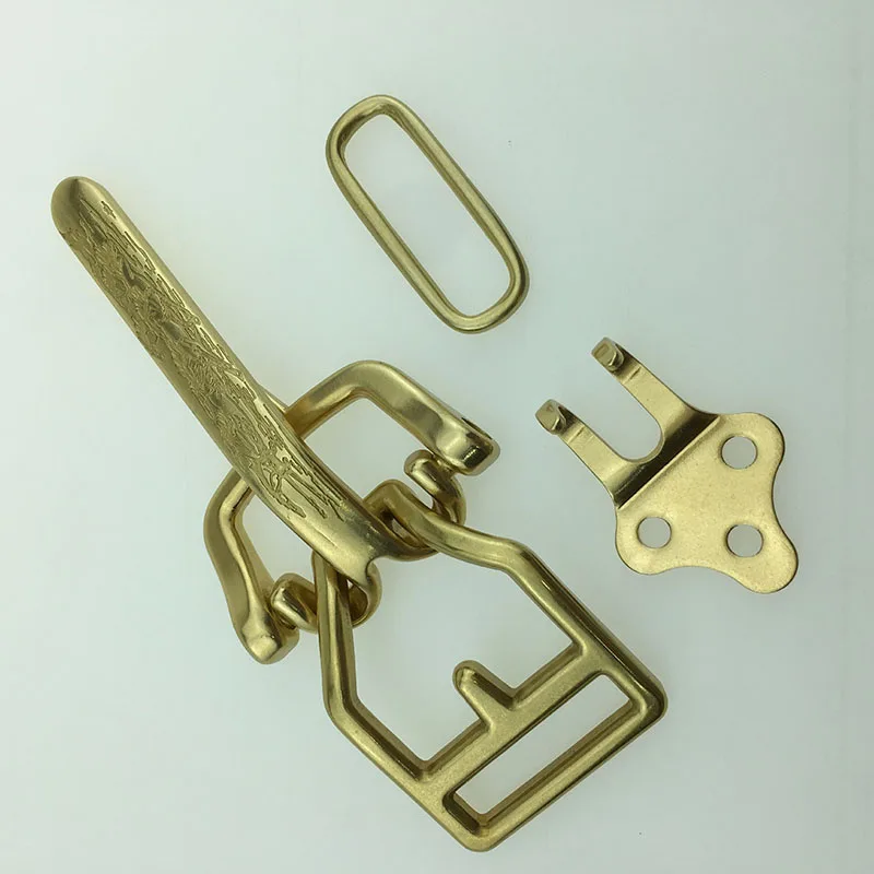 1 комплект = 4 шт. Meetee Твердый латунный ремень пряжки для мужчин DIY пояс Джинсы Кожа ремесло для 38 мм ремень аксессуары - Цвет: horse1