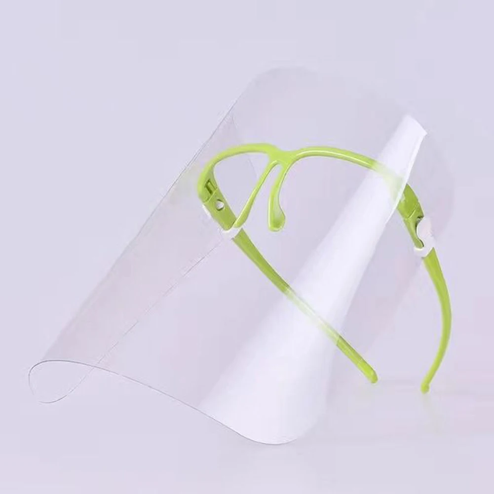 Прозрачный Анти-туман анти-масло брызги полное лицо щит маска приготовления протектор полное лицо дизайн вы вдали от брызг масла - Цвет: Random Color