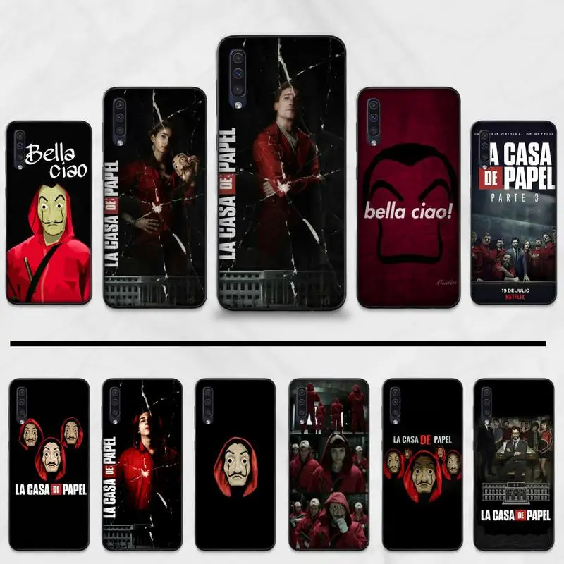Роскошный чехол для телефона Samsung Galaxy бумажный домик Испания A 3 6 7 8 10 20 30 40 50 70 71 10S