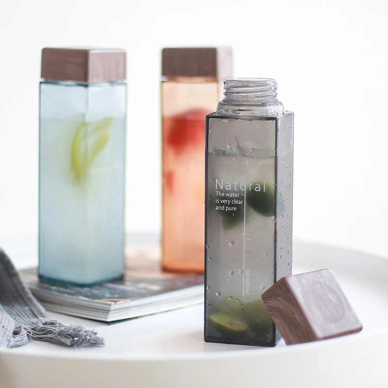 Soffe Fruit Infuser Water Bottle 450ml Square Transparent Heat Resistant Outdoor Camping Sport Drink Bottle Free BPA Plastic Soffe Fruit Infuser Water Bottle 450ml Square Transparent Heat Resistant Outdoor Camping Sport Drink Bottle Free BPA Plastic