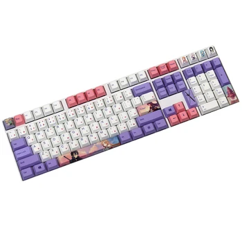 

SAO 108/130 keys dye sublimated pbt keycap for mechanical keyboard Cherry Filco Ducky keycap Cherry profile Only sell keycaps