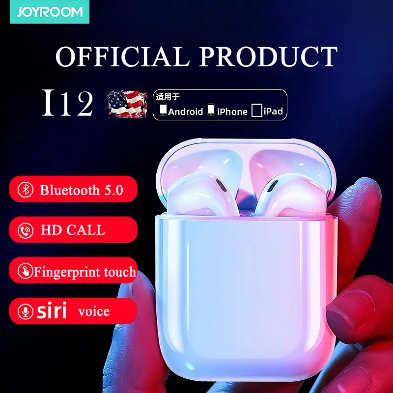 

Dinamico I12 TWS Wireless Bluetooth Earphone 5.0 For Iphone In-Ear Airpods Music Earbuds Set With Charging Box Mic Ear Pieces