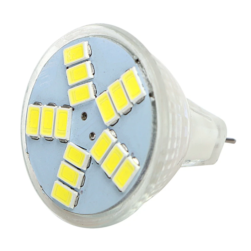 Светодиодная лампа MR11 светодиодная AC/DC 12 В 5730 SMD 9 15 светодиодов теплый/холодный