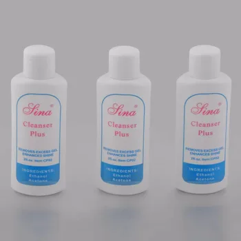 

3 Bottles UV Gel Cleanser Professional Nail Art Polish Glue Personal Long-lasting Manicure Tips Nail Art Tip Remover Tool