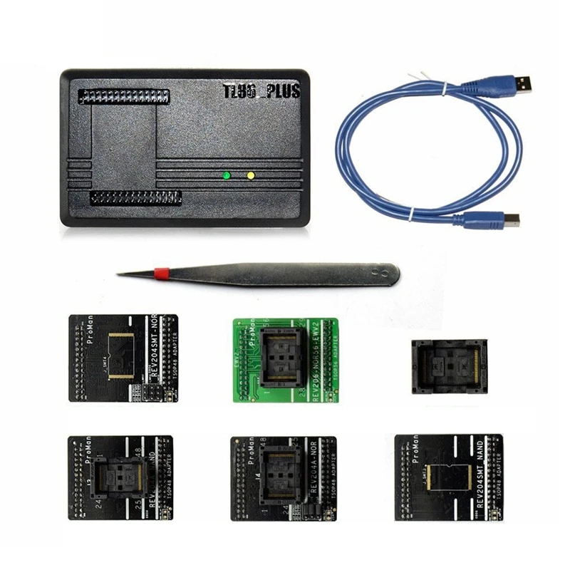 

HHO-Proman Professional Programmer Repair Tool Tl86 Plus Programmer+Tsop48 Adapter+Tsop56 Adapter Copy Nand Flash Chip Data Reco