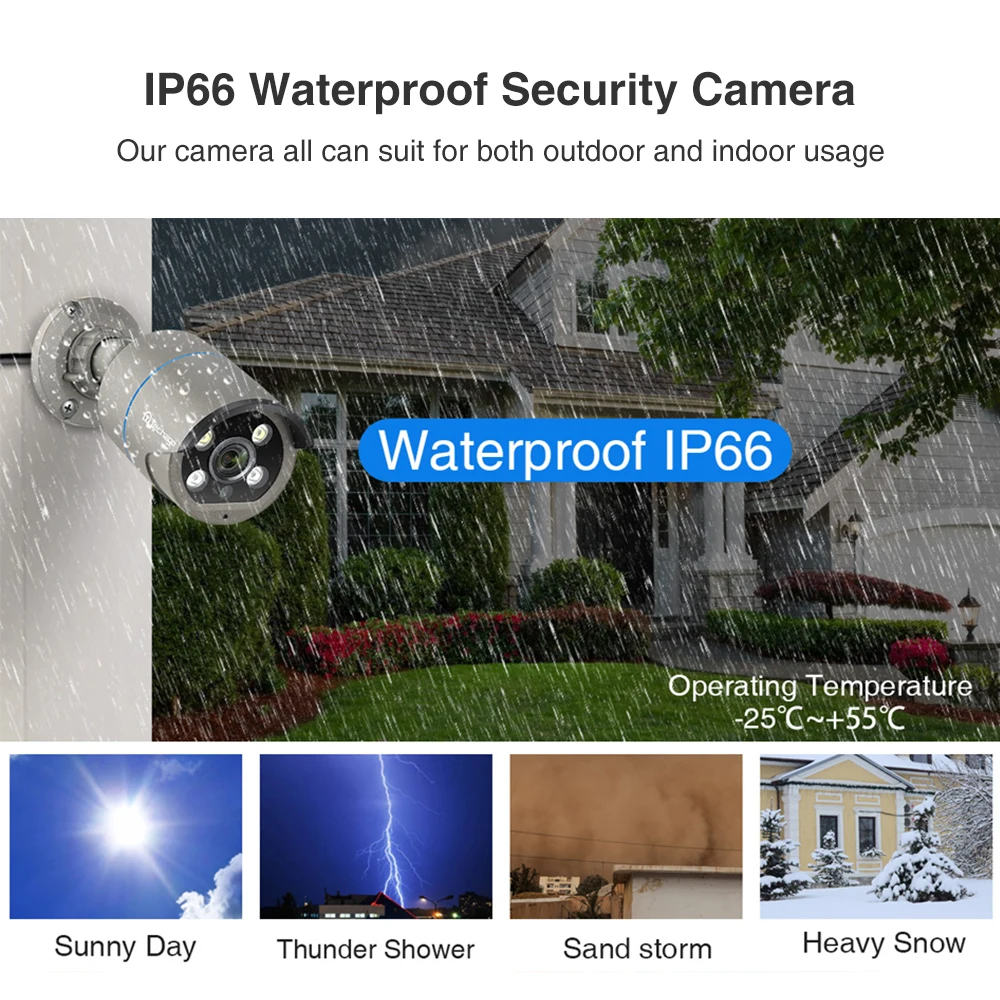 Techage 8CH 1080P HD POE IP Kamera 10 Techage 8CH 1080P HD POE IP Kamera 10