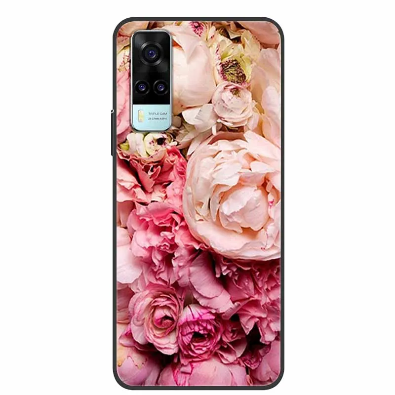 Cute Cartoon Shockproof Soft Silicone TPU Back Cover - Enhanced Protection and Style