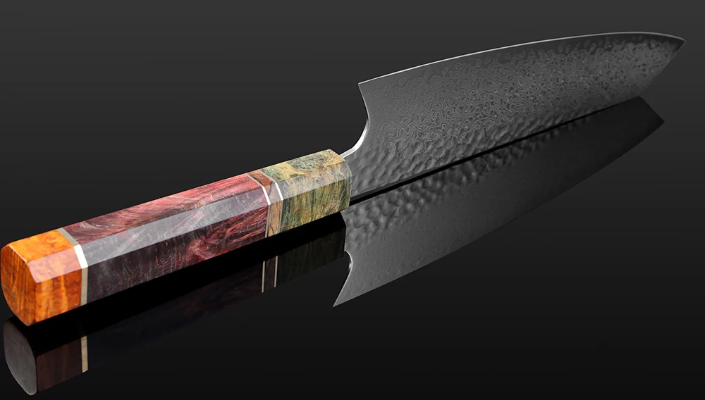XITUO дамасский нож шеф повара 8 дюймов ручной Кованый острый Кливер Kiritsuke Gyuto