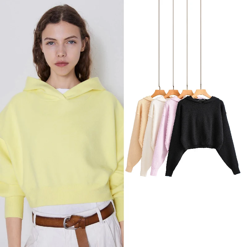 

women clothing Hooded sweatshirt Solid streetwear Spring Autumn Basic 2019 Hooded long sleeve pullover oversize sweatshirts