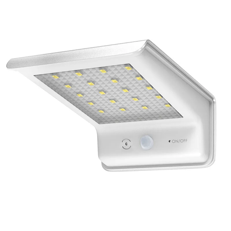 Солнечного света 20LED человеческим голосом зондирования настенный светильник Открытый Двор Бытовая лампа для подсветки многофункциональная настенная лампа
