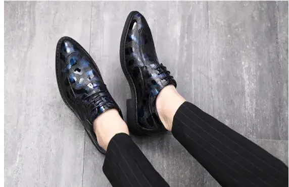 Zapatos hombre/обувь из лакированной кожи; мужские оксфорды с острым носком на шнуровке; модельные туфли; мужская деловая обувь большего размера; sapatos