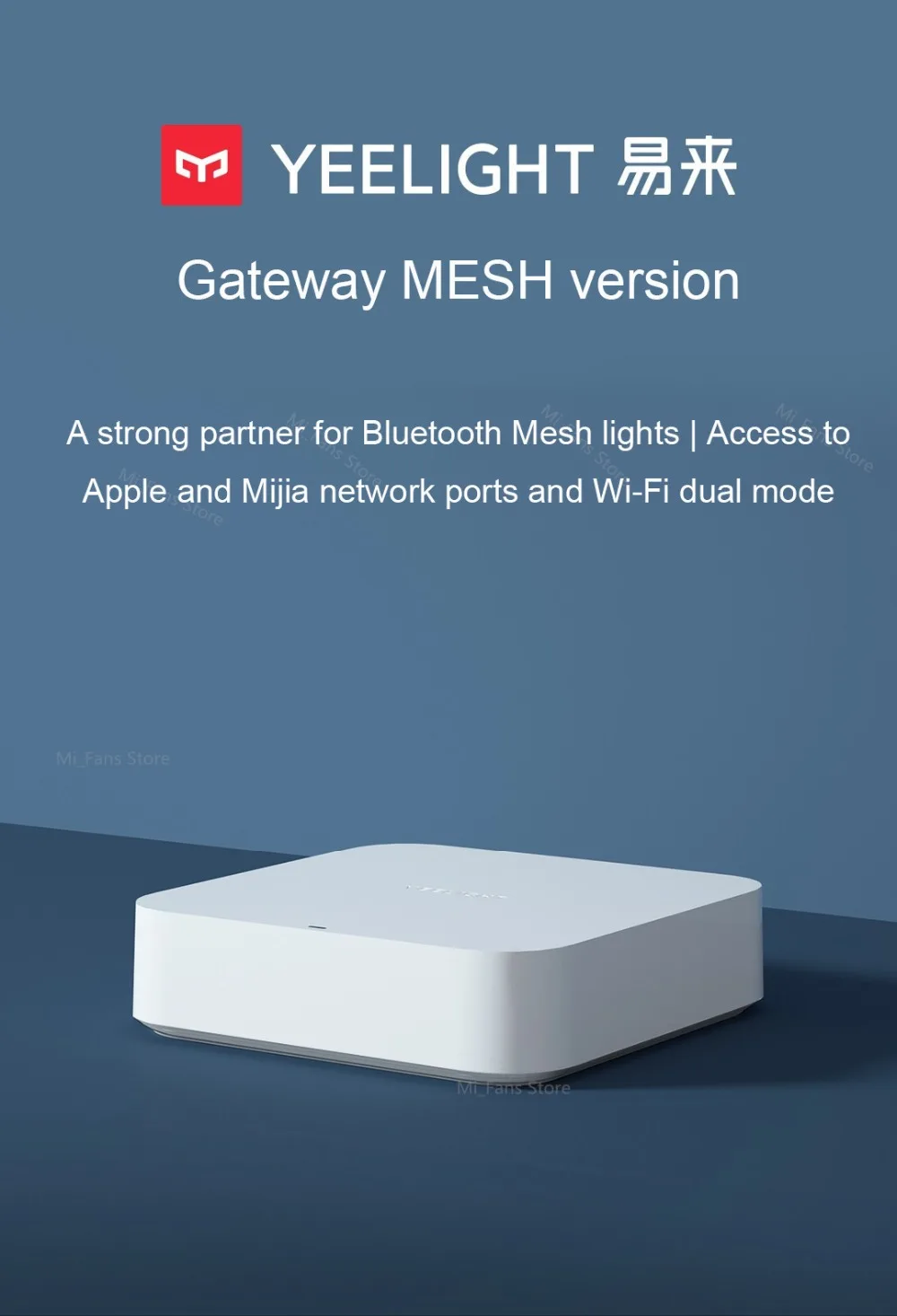 Mesh, Aplicativo Mijia, Apple Homekit, Controle Inteligente, 2700-6500K