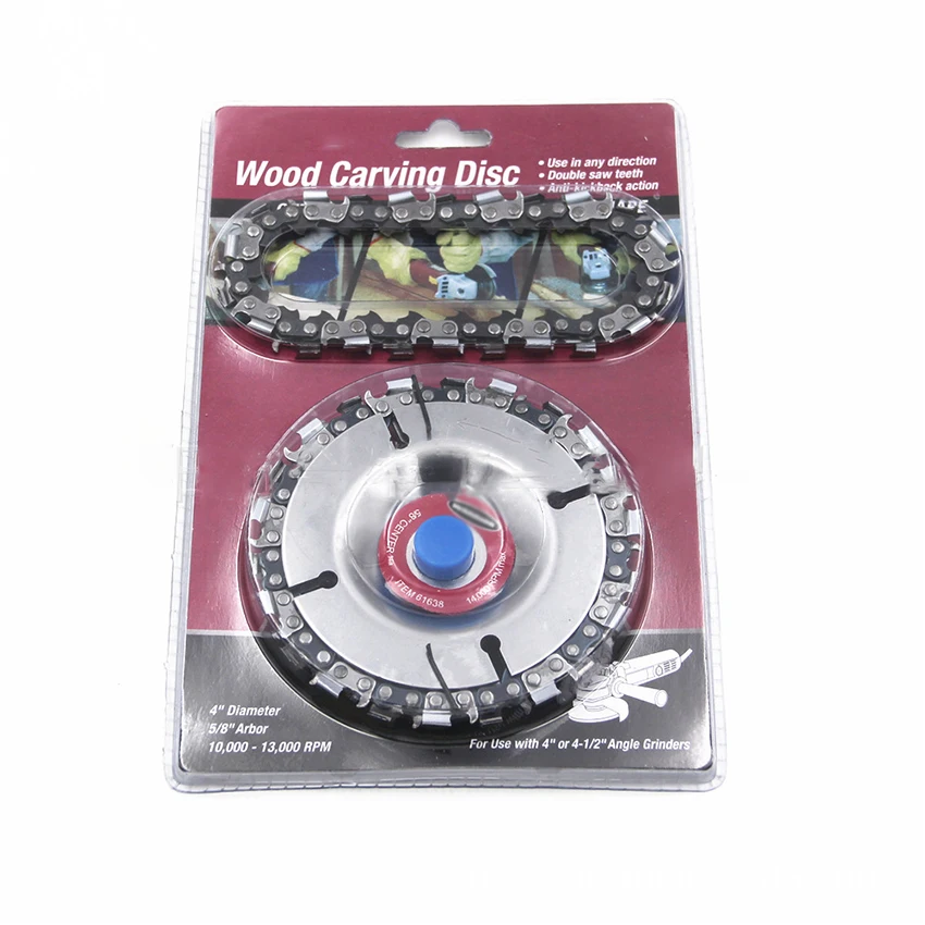 4-inch-10mm-Wood-Carving-Disc-22-Tooth-Grinder-Disc-Cutting-Chain-Saw ...