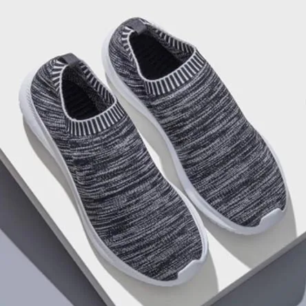 Xiao mi/спортивная обувь; дышащие цельные носки; кроссовки для отдыха; светильник; прогулочная обувь; дышащая Спортивная обувь для мужчин и женщин - Цвет: Black Grey 40