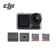 DJI Osmo экшн Спортивная камера с двойными экранами и стабилизацией RockSteady 4K HDR видео UHD качество изображения Водонепроницаемый