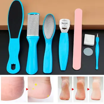 

Professional 8pcs/set Pedicure Tool Foot Care File for Feet Heels Toe Cuticle Kit File Pedicure Set Beauty Pusher Remover Tool