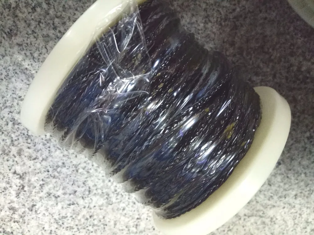 1 Катушка DIY 8-core наушники аудио кабель обновления для наушников гарнитуры один Кристалл Медь 25 м черный