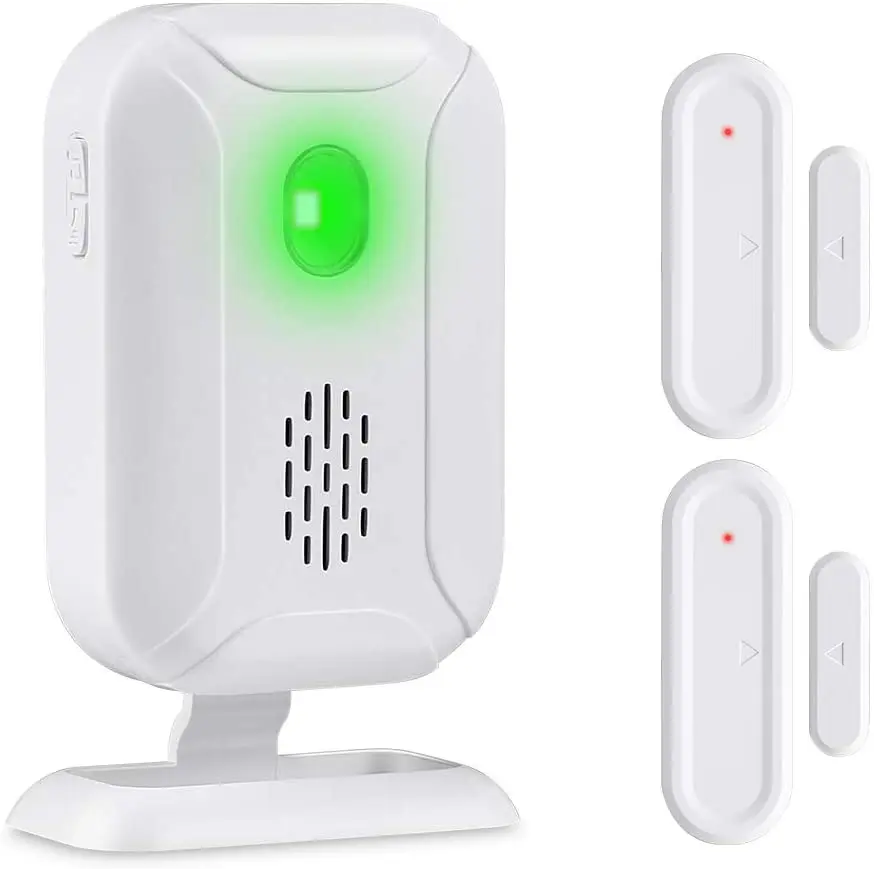 home panic button Onvian Wireless Door Open Sensor Chime 280M Range Door Alarm Window & Door Sensor Door Entry Chime Home Security 36 Chime Tunes ring alarm hub plus keypad Alarms & Sensors