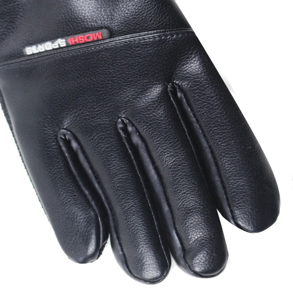 Новые водонепроницаемые Зимние перчатки для мужчин и женщин, мотоциклетные перчатки, кожаные мужские перчатки с сенсорным экраном, настоящие перчатки для велоспорта, мотогонок