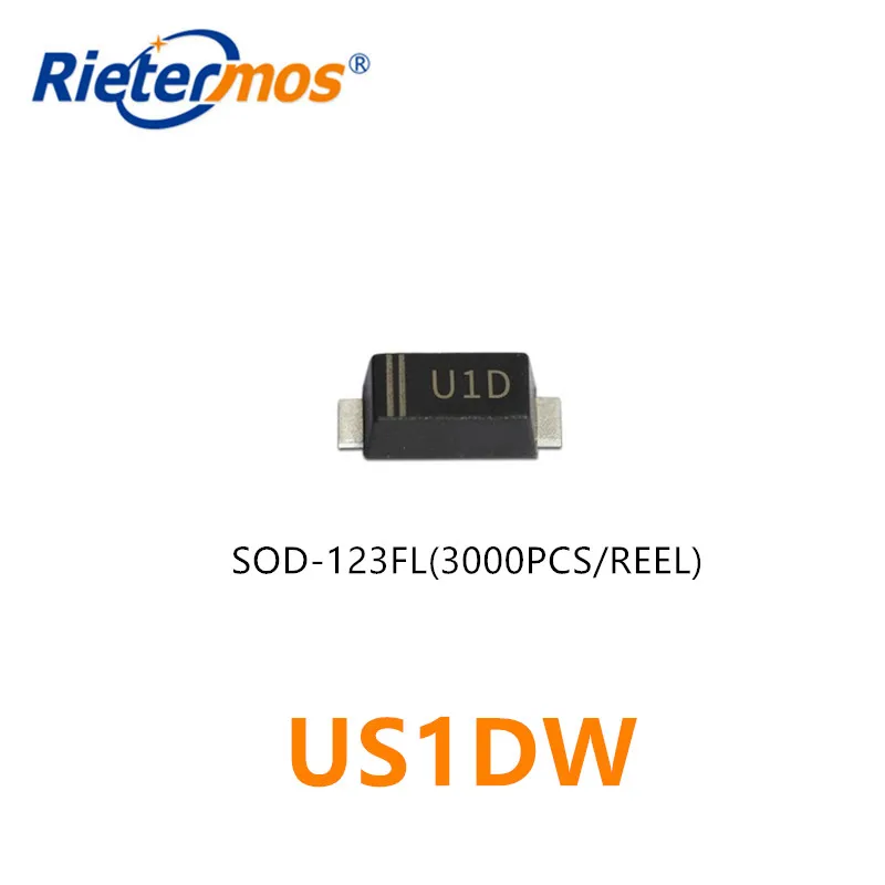 3000 шт US1DW U1D 1A200V SOD-123FL Сделано в Китае | Электроника