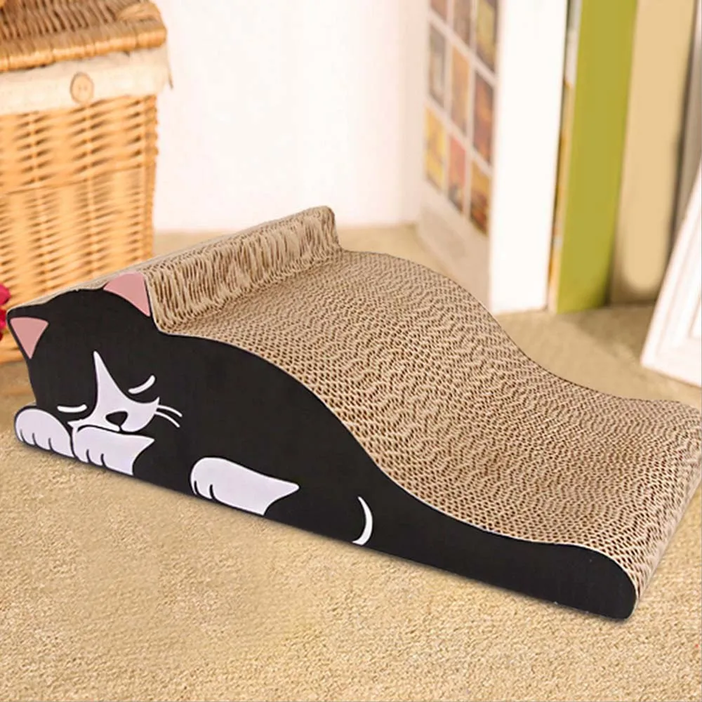  Cat Kitten Paper Cardboard Corrugated Scratch Board Pad Scratcher Bed Mat Claws Care High Quality I