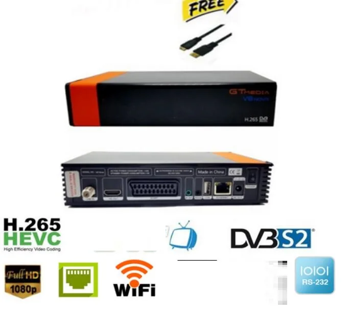 GTMEDIA V8 NOVA 5 шт. в наличии Испании спутниковый ТВ приемник Поддержка встроенный WIFI