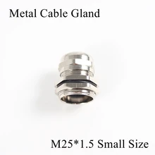1 шт./лот M25 металлическое уплотнение кабеля IP68 Водонепроницаемый никелевый Латунный разъем желез для 10-14 мм Электрический провод M25* 1,5 медные скобы