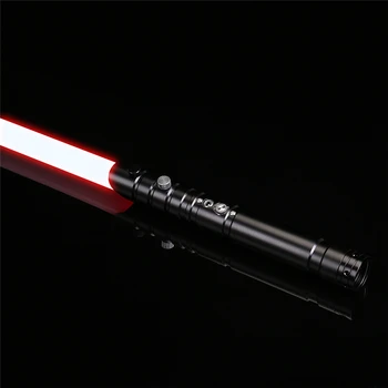 

CIELTAN Duel FOC Lightsaber RGB 27+82cm Dueling Blade Metal Handle with Soundfronts 12 colors change Rechargeable Light Saber