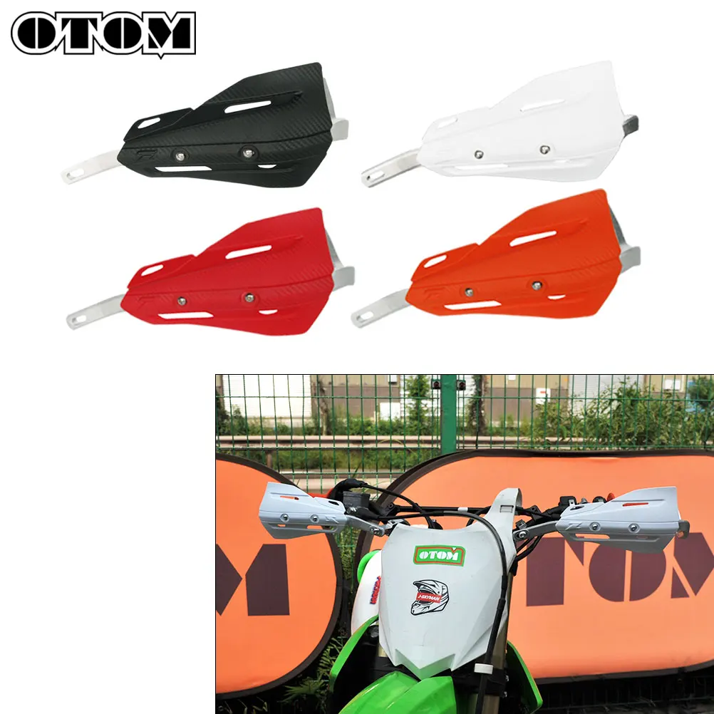 

Универсальные Алюминиевые защитные накладки на руль мотоцикла OTOM для HONDA KTM HUSQVARNA YAMAHA SUZUKI KAWASAKI