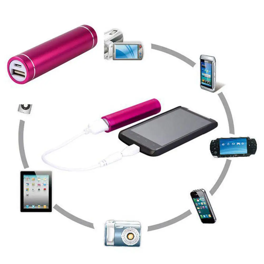 Funda cilíndrica de aleación de aluminio sin soldadura para teléfono móvil, con resorte individual/1 sección 18650 - Imagen 6