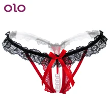 OLO порно кружевные трусики-Танга Трусики жемчужная одежда женские костюмы детские халаты сексуальное женское нижнее белье эротическое нижнее белье