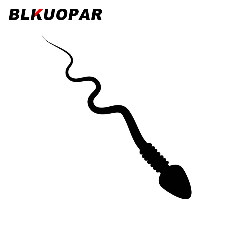 Автомобильные наклейки с силуэтом сперматозоидов BLKUOPAR высечка индивидуальные