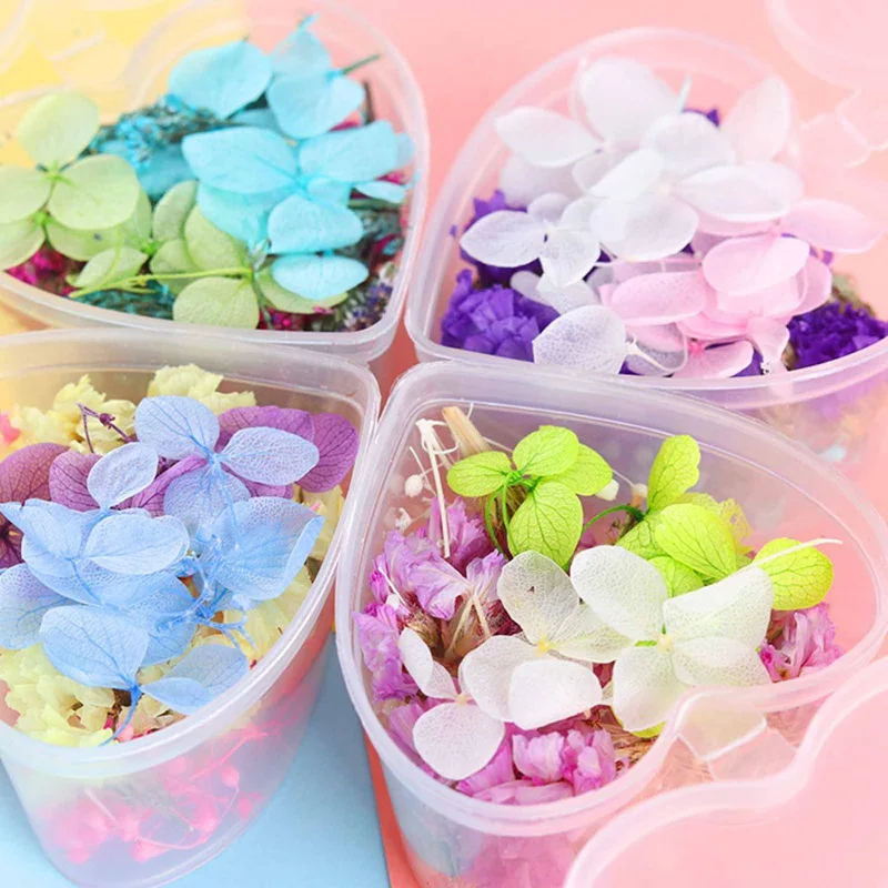 

1 Box 3D Dried Flower Nail Decoration Natural Floral Sticker Mixed Dry Flower DIY Nail Art Decals Jewelry UV Gel Polish Manicure