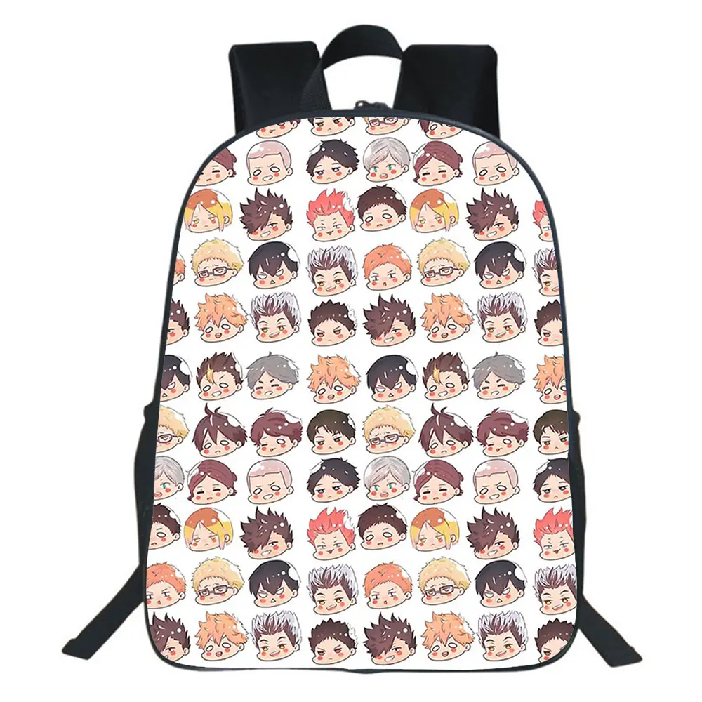 Anime Haikyuu Karasuno Women Backpack Kawaii Pink School Bags Nylon Bookbag Cartoon Travel Bagpack Small School Rugzak