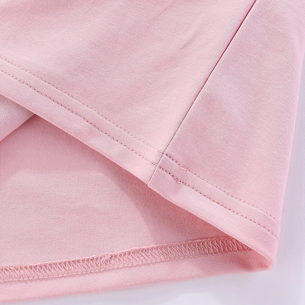 Футболки LittleSpring для девочек летние топы с коротким рукавом и милым рисунком