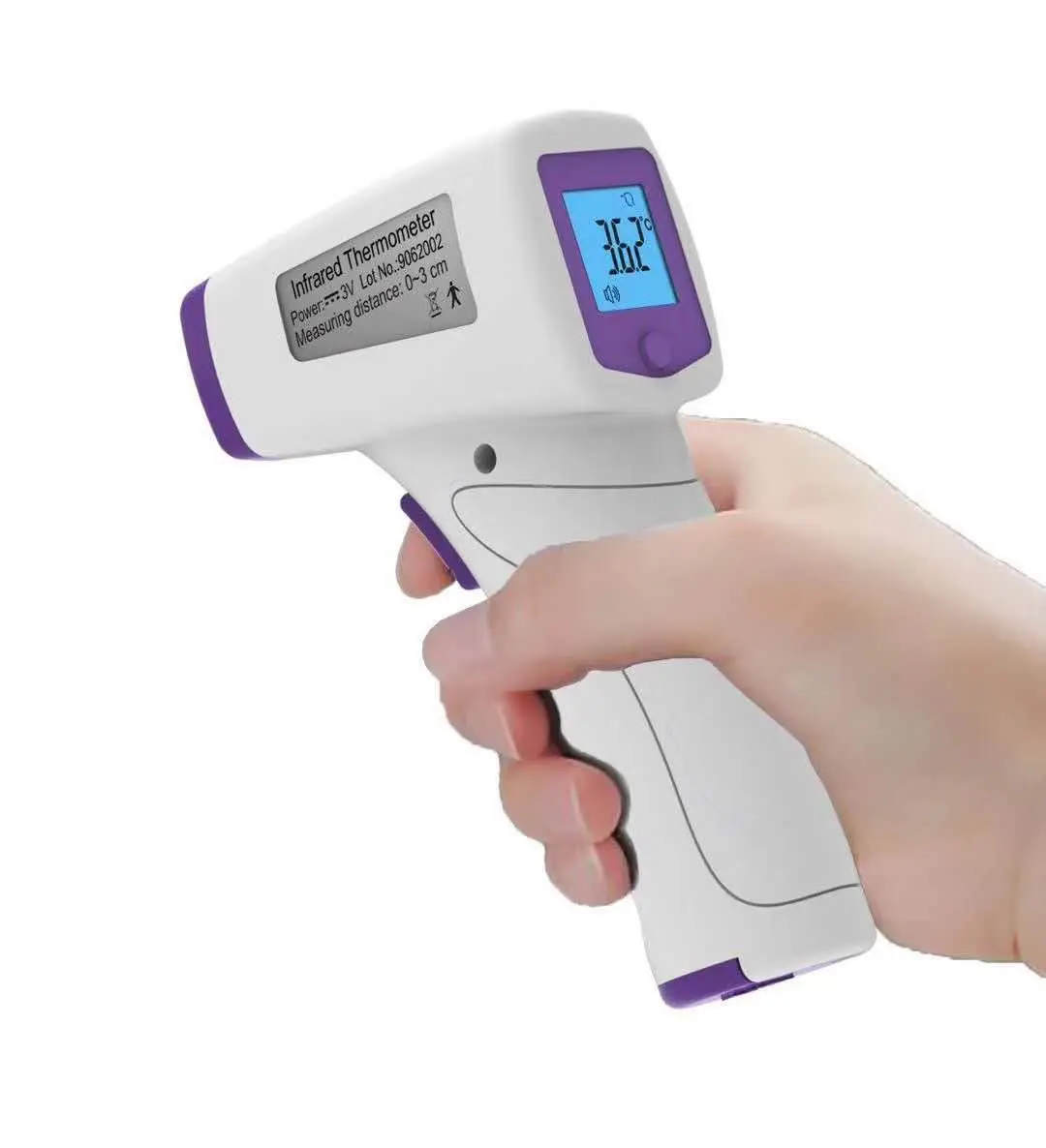 

Digital Portable Infrared Thermometer Temperature Gun Non-contact Laser Baby Fever Temperature for Body & Surface