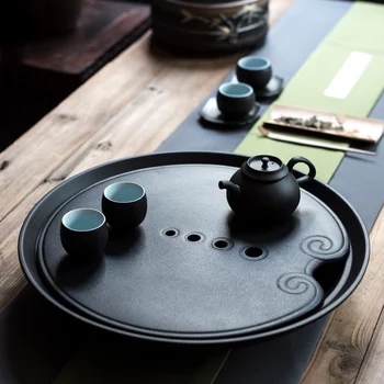

TANGPIN ceramic tea trays tea table porcelain serving trays chinese kung fu tea accessories