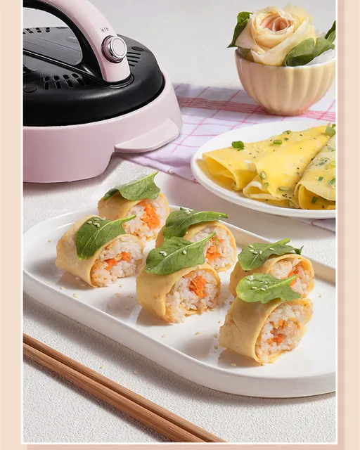 Commercial 6-inch Crepe Maker Spring Roll Egg Crust Machine Pancake Roast  Automatic Vietnam Roll Making Machine - AliExpress