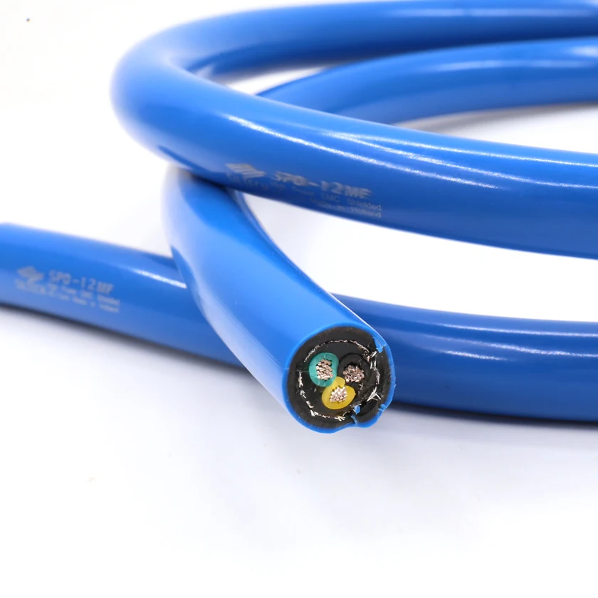 

Audiocrast SPO-12MF OFC Silver Plated Power Cable Audio AC Power Cord Mains HIFI AMP DVD VCD CD Player DIY Bulk Power Cable