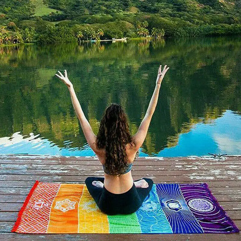 Bohemian Mandala Yoga Mat 5