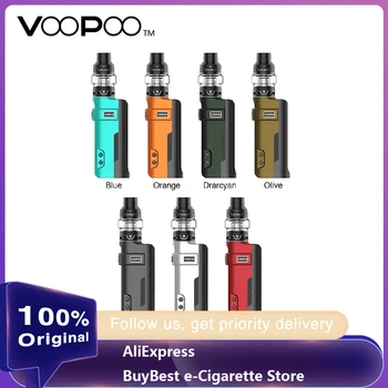 

100% Original Voopoo Rex 80W Starter Kit with Uforce SubOhm 5ml Tank Powered By Single 18650 Battery Vape Vaporizer VS Drag 2