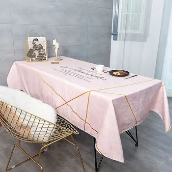 

Simple gra gold net red tablecloth wind table cloth fabric chenille tablecloth rectangular table mat ok