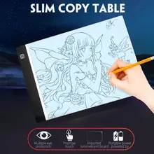 A4 A5 USB Powered Ultra-thin LED Drawing Board Pad rtist Thin Art Stencil Drawing Board Light Box Tracing Writing Portable 1pcs a4 ultra thin portable usb power led light pad with line tracing copy board light box stencil for drawing painting
