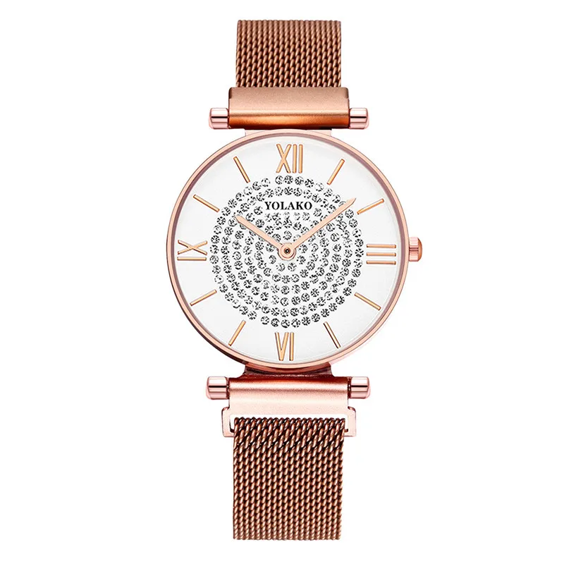 rose gold white