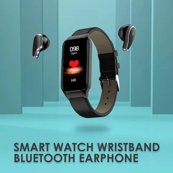 

X89 AI Smart Watch With Bluetooth Earphone Heart Rate Monitor Multifunctional Smart Wristband Wireless Earbud for Sports