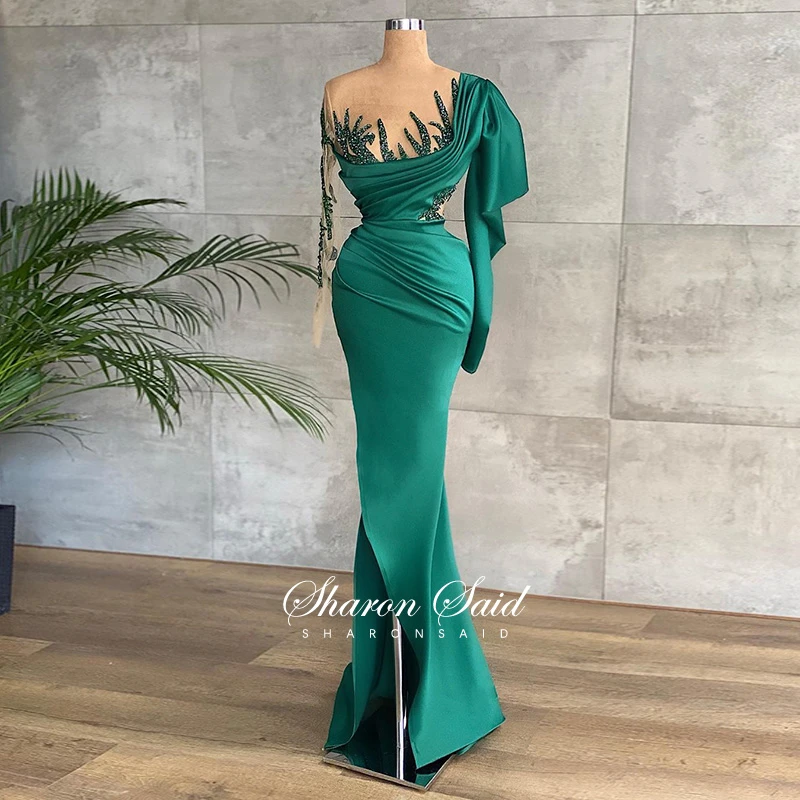 Emerald green evening dress Clearance