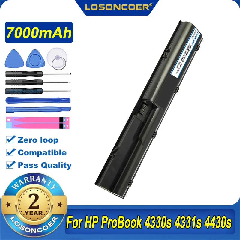 7000mAh лаптоп с Батарея для HP ProBook 4330s 4331s 4430s 4435s 4431s 4436s 4440s 4441s 4446s 4530s 4535s 4540s 4545s 633733-1A1 |