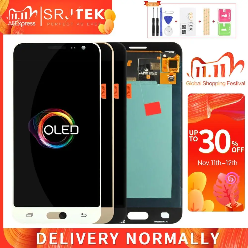 ЖК-дисплей OLED 5 0 ''для Samsung Galaxy J3 PRO сенсорный экран с дигитайзером и сенсорным