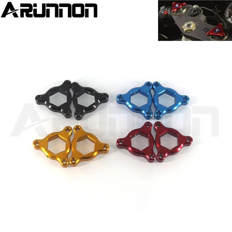 For YAMAHA FZ6 FAZER FZ6R 2009 2010 Motorcycle Accessories CNC Aluminum Suspension Fork Preload Adjusters | Автомобили и